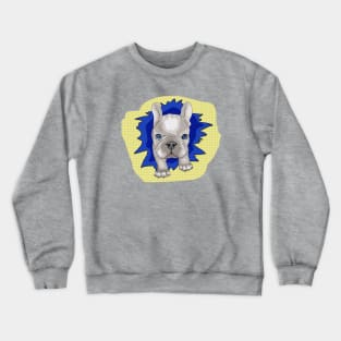 French Bulldog lover Cute Puppy comic Crewneck Sweatshirt